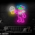 thumbnail image 2 of C-CRAFT Cowboy Pig Drink Beer Neon Led Light for Cowboy Bar & Home Wall Decor, 2 of 5
