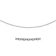 thumbnail image 1 of 3.5mm 14k White Gold Pendant Chain with Textured Links 18 in, 1 of 5