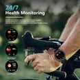 thumbnail image 5 of Smart Watch for OnePlus 9 Pro - with LED Flashlight, 1.43" AMOLED Display, Outdoor Smartwatch with Compass/Altitude/Air Pressure, Waterproof Fitness Tracker Watch, 5 of 5