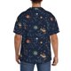 thumbnail image 3 of Balery Cartoon Space Planets Camisa Casual de Manga Corta con Botones para Hombre, Texturizada, Estilo Cubano, para Playa, Verano-XX-Large, 3 of 5