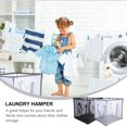 thumbnail image 3 of SHISUYAN 2Pcs Mesh Storage Bags for Home Use with Glass Fiber Tube Black Color, 3 of 8