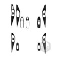thumbnail image 1 of Reemplazo de pegatinas interiores de puerta automotriz de fibra de carbono para Infiniti Q50, 1 of 8