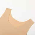 thumbnail image 4 of Defitshape Women's Tank Top Seamless Crop Top Soft Stretch Basic Fall Sleeveless Short Boat Neck Cropped Shirt Underwear Apricot Medium, 4 of 5