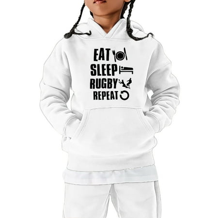 

Sweatshirts for Girls American Football Fans Sports Gift Vintage Rugby Player Sports Retro Rugby Pullover Hoodies for Boys