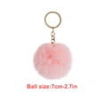thumbnail image 4 of Advancent Fuzzy Ball Llavero Encantadores Llaveros Multifuncional Conveniente Adorable Multi-colores Llaveros Mujeres Negro 4cm Artesanía Rosa 7cm Advancent HA059936-25, 4 of 6