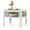 White, variant on Gymax 29.5'' 2-Tier Round Coffee Table w/ Storage 4 Shelves Faux Wooden Top