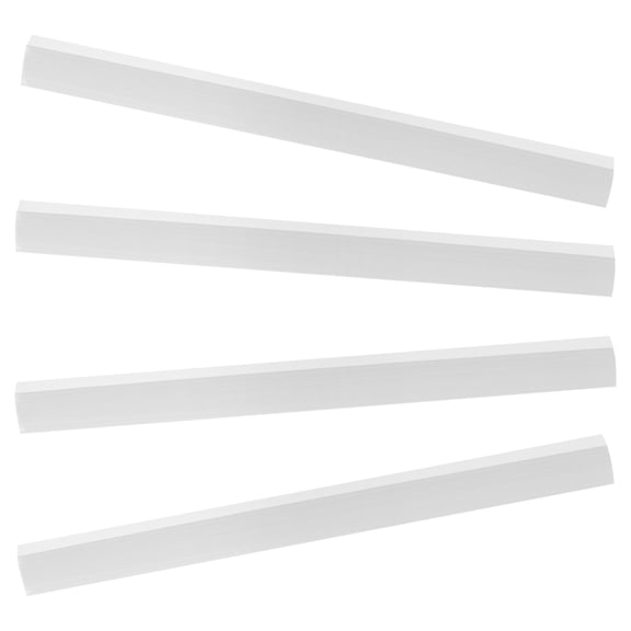 NIAIZEK 4-Pack Grey Rubber Dustpan Edge Replacement, Lightweight Parts for Easy Cleaning and Dustpan Repair