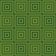 thumbnail image 1 of Ahgly Company Tapis d'Intérieur Lavable à la Machine, Carré, Transitionnel, Vert Pomme Vert, Tapis de Zone, 7 Pieds Carré, 1 of 7