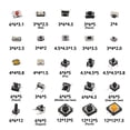 thumbnail image 2 of Interruptor de botón táctil de 25 , surtido de interruptor táctil micro momentáneo para computadora, cámara, grabadora de video, , 250 piezas (25x10 piezas) Sunnimix  interruptor de tacto micro pulsador, 2 of 7