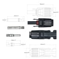 thumbnail image 4 of 10 pares de conectores solares con llave Conectores de cable de panel solar Conectores de panel sola Meterk  Conectores solares, 4 of 7