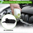 thumbnail image 2 of Unique Bargains No.2205000049 Réservoir de Liquide de Refroidissement Réservoir d'Expansion d'Eau pour Mercedes-Benz CL500 CL55 S430 S55 Résistant à la Chaleur Radiateur Réservoir Bouteille avec Bouchon 1Ensemble, 2 of 6
