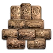1 oz Copper Bar - Random Design
