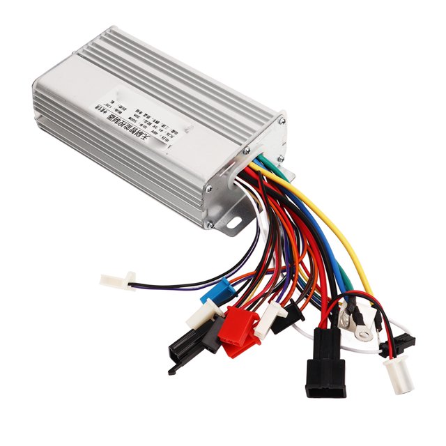 Electric Bike Conversion Controller, Aluminum Alloy Brushless Controller Heat Dissipating 48V for Electric Tricycle