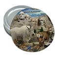 thumbnail image 1 of Mount Rushmore National Memorial South Dakota SD Animals Mountain Goat Round Rubber Non-Slip Jar Gripper Lid Opener, 1 of 5