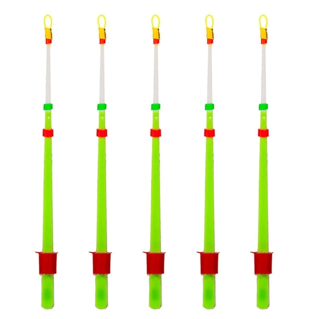 Almencla 5 Pcs Indicateur de Pointe de Canne à Pêche sur Glace Mini Bobber pour Zones Rocheuses Bateaux