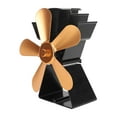 thumbnail image 3 of 5 Blade Fireplace Fans Fan Heat Powered Heat Powered Base Heat Powered Stove Fan Thermoelectric Thermal Fan for Kerosene Stove Wood Stove(02), 3 of 8