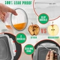 thumbnail image 2 of ROCKBERRY 50 Pcs  Food Storage Container with Lids Airtight & Leakproof, plastic containers (20 Stackable Boxes-20 Lids), 2 of 7
