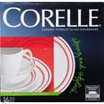 Corelle Livingware Classic Café Red Dinnerware Set, 16 Piece
