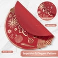 thumbnail image 5 of VCVCOO Round Placemats Set of 4 Red Christmas Table Mats for Dining Tables Washable Non-Slip Elk Xmas Place Mats 15 inch, 5 of 9