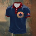 thumbnail image 2 of Men's Shirt for Everyday Casual Comfort with Embroidered Maple Design for Canada Day Celebration, 2 of 3