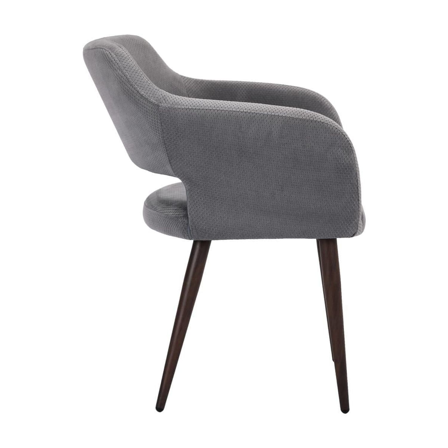 Take Me Home Arm Chair with Walnut Legs. Conference and Comfortable Style