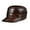 Silver Brown 1, variant on New Men Spring/Winter Genuine Leather Black/Brown Flat Baseball Caps Male 54-62 Cm Customized Size Outdoor Golf Ha ,Fashion Design