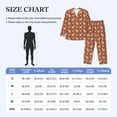 thumbnail image 4 of Lsque Cute Poodle Dog Pattern Long Sleeve Pajama Set for Men - Soft 2-Piece Sleepwear and Loungewear Set with Pockets, Comfy Nightwear-X-Large, 4 of 7