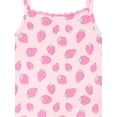 thumbnail image 2 of Wonder Nation Girls Pajama Tank Top and Pants with Scrunchie Set, 3-Piece, Sizes 4-18, 2 of 4