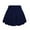 A-Dark Blue141, variant on XIAONU Women's High-Waist Pleated Mini Skirt Stretchy Solid Skirt Versatile Casual Daily Party Wear