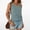 Light Blue, variant on Women Breathable T-Shirt New Tank Tops for Women Casual V Neck Ribbed Knit Tank Tops Loose Sleeveless Basic T-Shirt Lightweight Summer Breathable Camisole ,XS