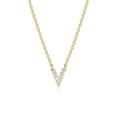 thumbnail image 1 of Diamondlite Collier Mini Initiale en Zircon Cubique - Or, 1 of 1