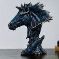 thumbnail image 4 of 1pc Horse Head Ornament Home Sculpture Statue Ornament,cute,kawayi, Simulated Animal Decorations,Thanksgiving Gifts, Desktop Decorations, Valentine's Day Gifts, Birthday Gifts, Shopping Mall Decoratio, 4 of 4