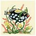 thumbnail image 2 of En Vogue B-250 Black Tropical Fish - Decorative Ceramic Art Tile - 8 in. x 8 in., 2 of 2