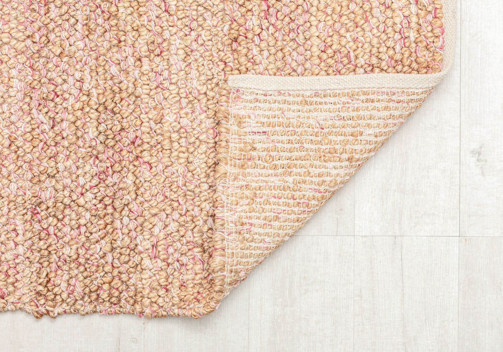 Rugs America Blush Confetti DR10B Solid Farmhouse Orange Area Rug, 8’0”x10’0”