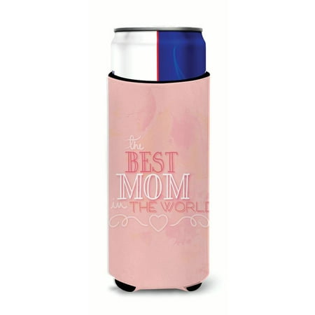 The Best Mom in the World Pink Michelob Ultra Hugger for slim cans (Best Chef In The World Michelin)