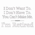 thumbnail image 3 of CafePress - Retired Dark T Shirt - Men's Classic Cotton T-Shirts, 3 of 3