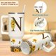 thumbnail image 3 of Vaso SUFAVN con diseño de girasoles con monograma, 1,2 L, para mujer, 3 of 7