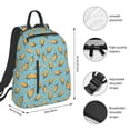 thumbnail image 3 of Naloa Lemon Ice Cream Print Lightweight DayBackpack Suitable for school, work, shopping, travel, etc., 3 of 5