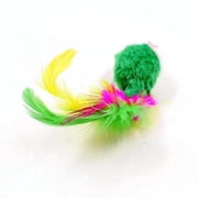 Fun Plush Cat Mouse Toys: 5 Pack with Colorful Tails