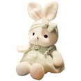thumbnail image 2 of Juguete de peluche de peluche de conejito Muñeca de conejo de peluche divertido para niñas para niños, 2 of 5