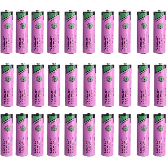 30 Pcs 3.6V SL-360 2.4Ah PLC/TL-5903 Battery 6ES7971-0BA00 for Siemens S7-400 PL and for Tadiran ER14500 ER14505 TL-2100