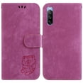 thumbnail image 2 of Compatible with Sony Xperia 10 III Embossed Cute Tiger Flip Folio Wallet Case Card Pocket Holder Cover, 2 of 5