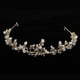 thumbnail image 4 of Tiaras De Perlas De Cristal Para Mujeres Y Niñas, Diademas De Corona, Decoración Para El Cabello Para Fiesta De Boda Sunnimix tiara nupcial de cristal, 4 of 7