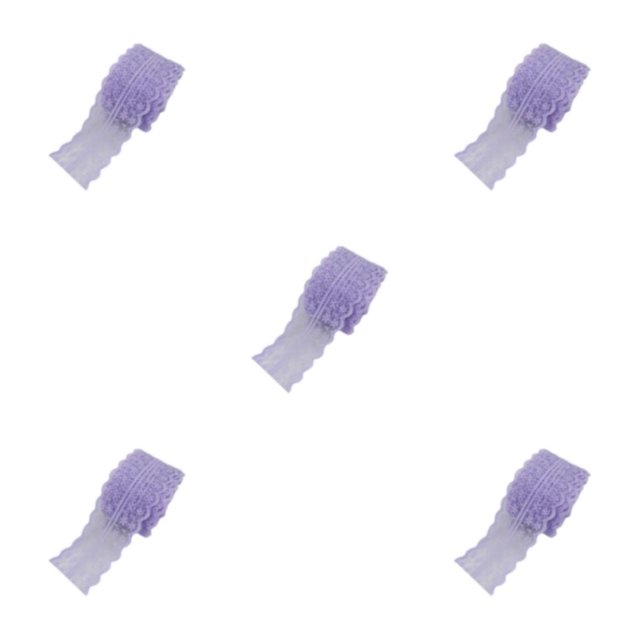 Matsuzay Decoración de encaje de guipur para proyectos de bricolaje versátiles y rentables multifuncionales y ampliamente violeta claro Type2 NO2