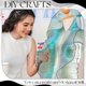 thumbnail image 3 of Cinta iridiscente plisada con volantes Ganeen, 32 yardas, organza verde, 3 of 6