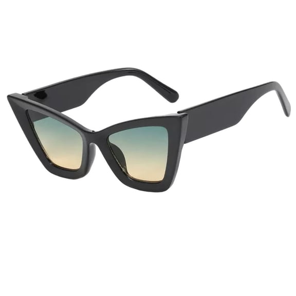 1 Pack Cat Eye Sunglasses for Women, Vintage Square Sun Glasses Fashion Geometric Eyewear UV Protection Shades