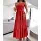 thumbnail image 4 of Maxi vestidos bohemios,Vestido largo de fiesta bohemia de verano para mujer, vestido largo con volantes y un hombro, artesanía superior, 4 of 6