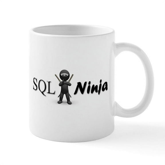 CafePress - SQL Ninja Mugs - 11 oz Ceramic Mug - Novelty Coffee Tea Cup