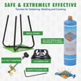 thumbnail image 4 of Kit de cilindros de soldadura de propano Flame King, 400 g, recargables, 4 of 9