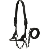 Weaver Leather Black Magic Cattle Show Halter L Black LARGE